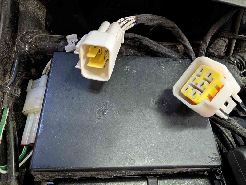 CBB-Stecker abgezogen